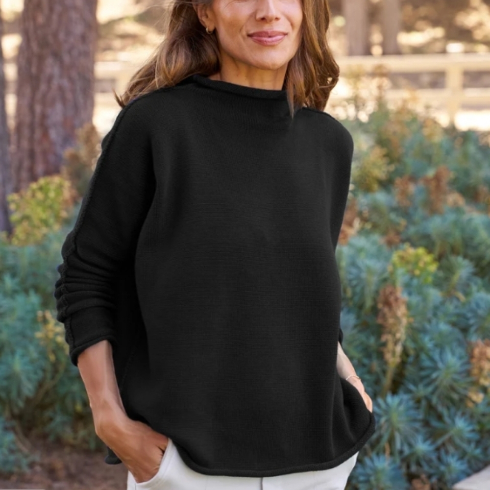 Frank & Eileen Black Sweater